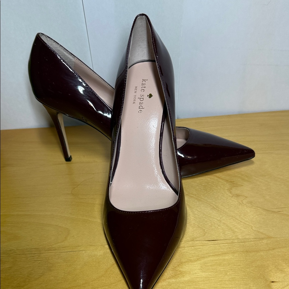 Kate Spade Dark Red Pointed Heels